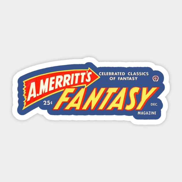 A. Merritt's Fantasy Magazine Sticker by MindsparkCreative